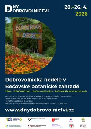 dobrovolníci v botanické zahradě